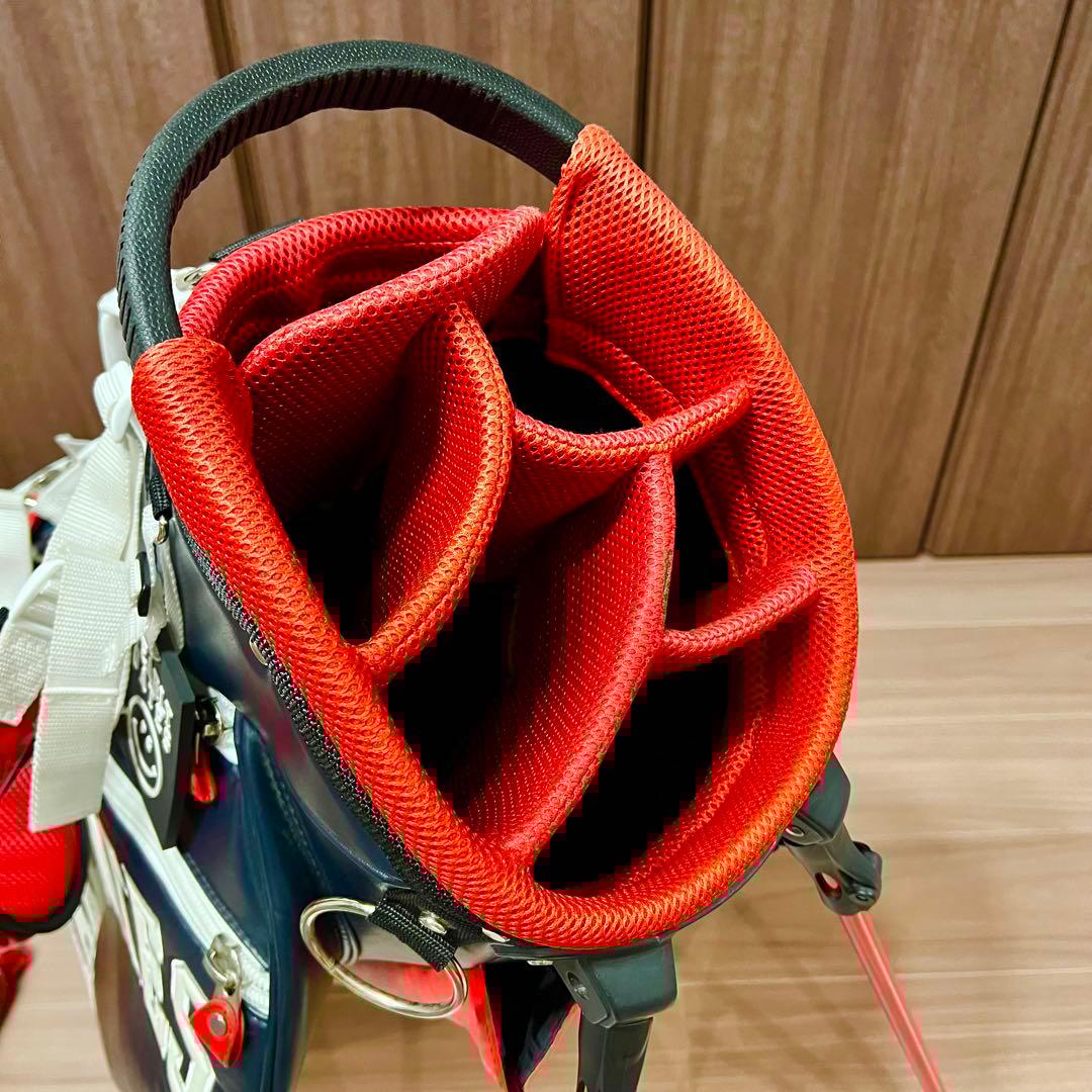 【美品】PEARLY GATES 限定キャディバッグ ヘッドカバー6点付き