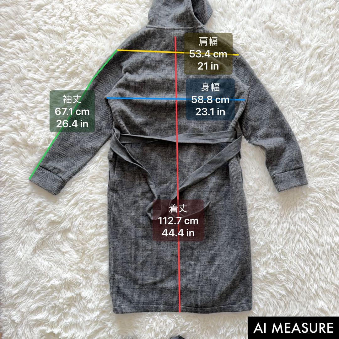 ATON メルトンフーディ ロープコート フーデット ガウン コート 山羊革