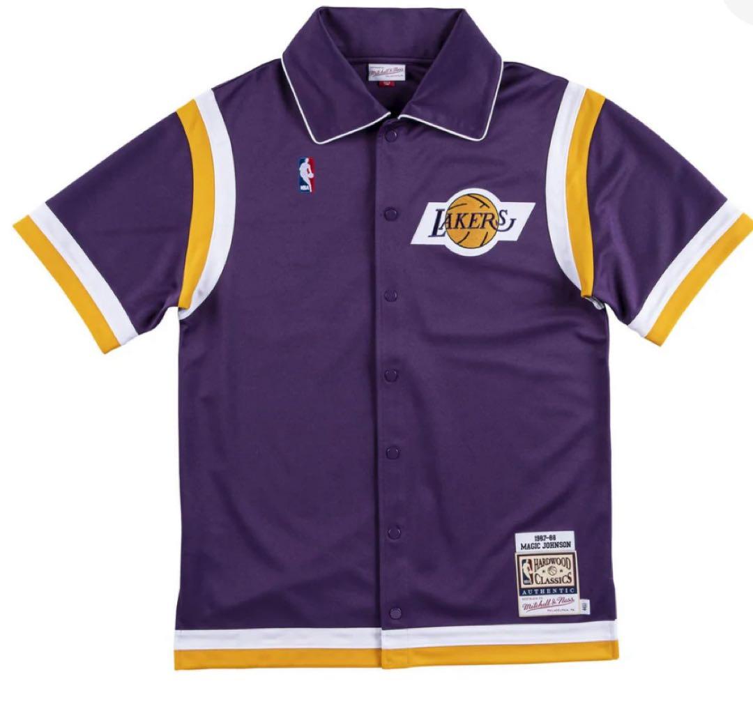 【未使用】激レア！Lakers 40(M) マジック・ジョンソン87-88年復刻
