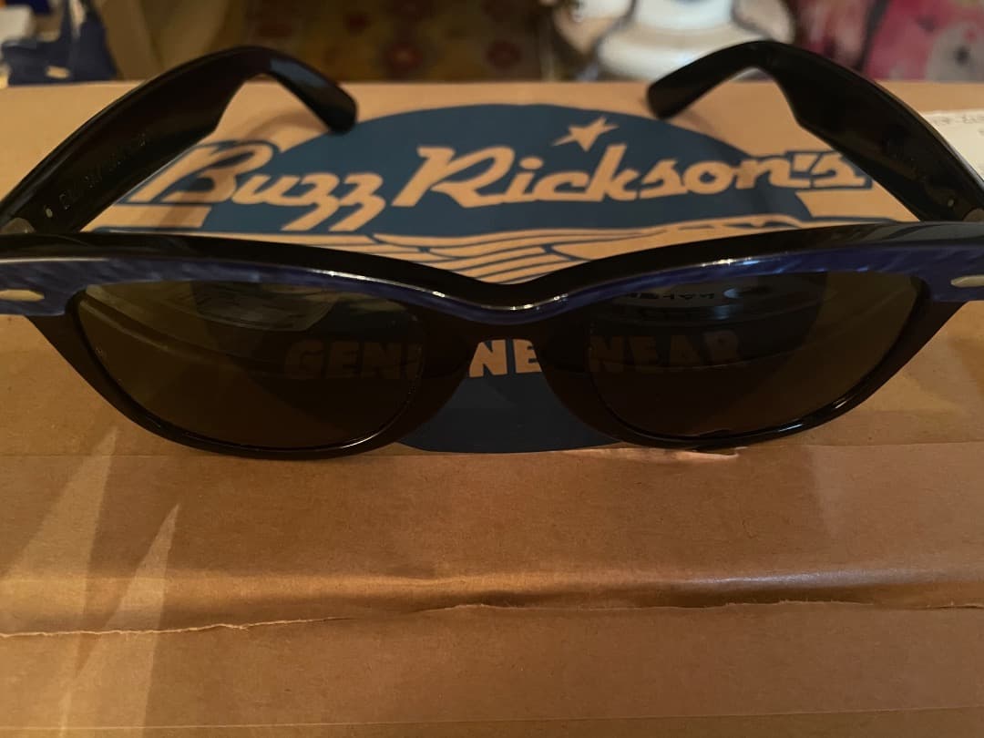 小物 Ray-Ban WAYFARER Blue Trim Vintage B&L