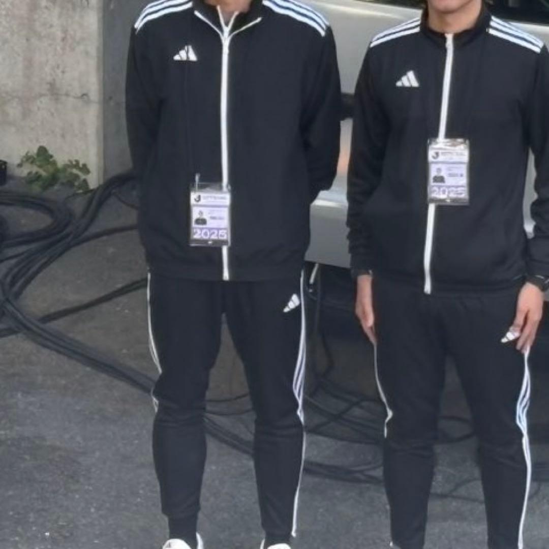 adidas レフェリー プレゼンテーションジャージ 上下セット L｜