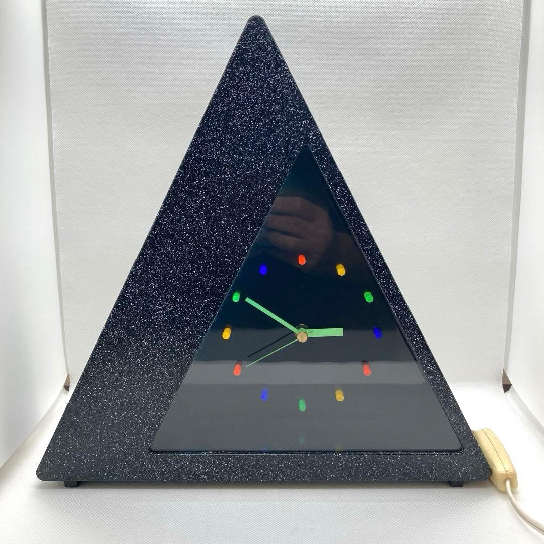 ネオンライト置き時計 大嶋漆器店 - メルカリ