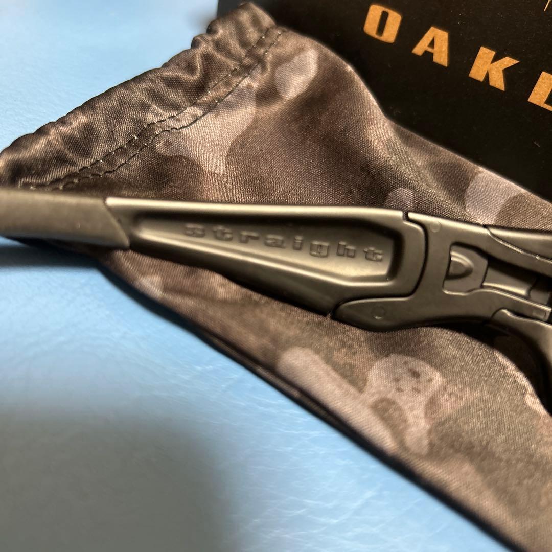 OAKLEY straight jacket IO着用 ブラック