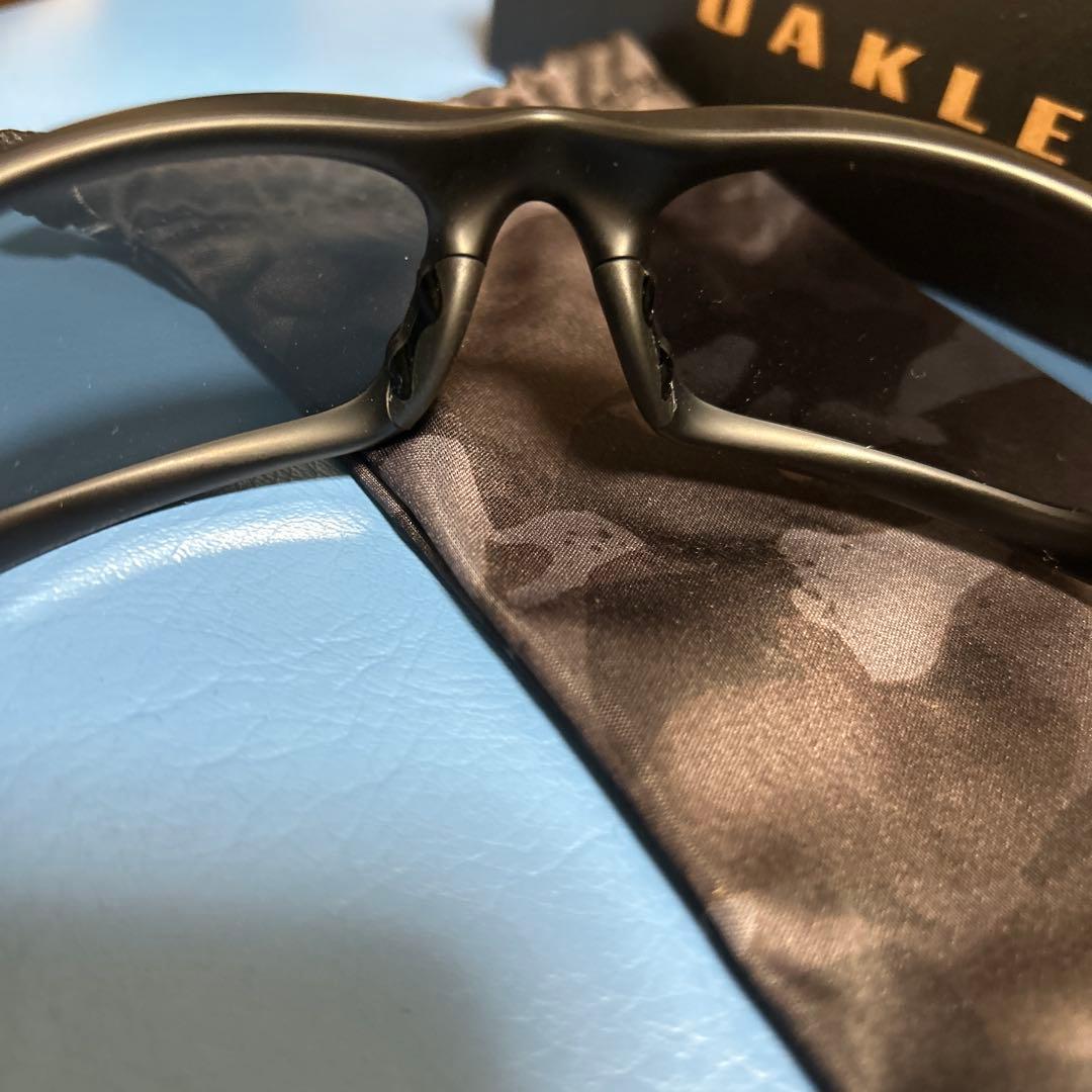 OAKLEY straight jacket IO着用 ブラック