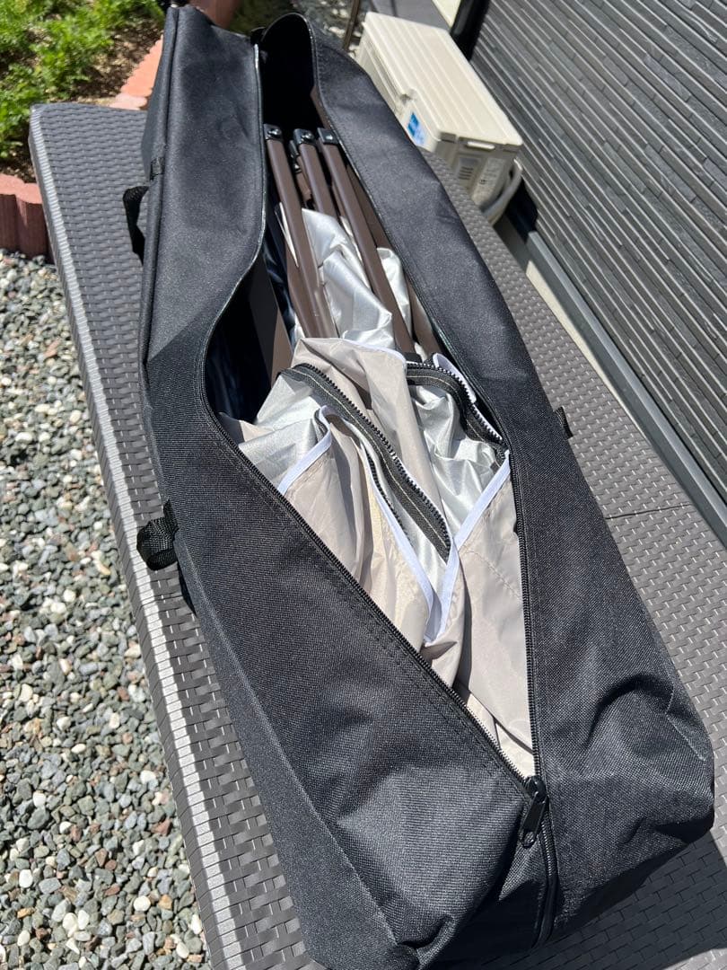 FIELDOOR ワンタッチタープテント 2.5m×2.5m サイドシート1枚付