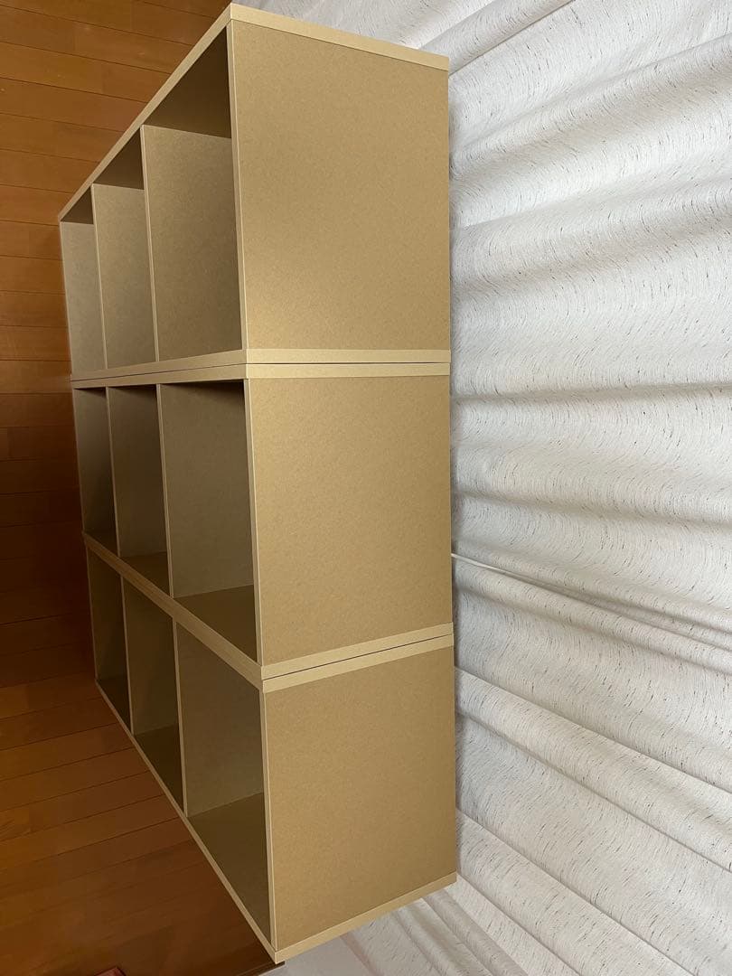 【natsukayo】無印良品 3段パルプボードボックス 3個セット