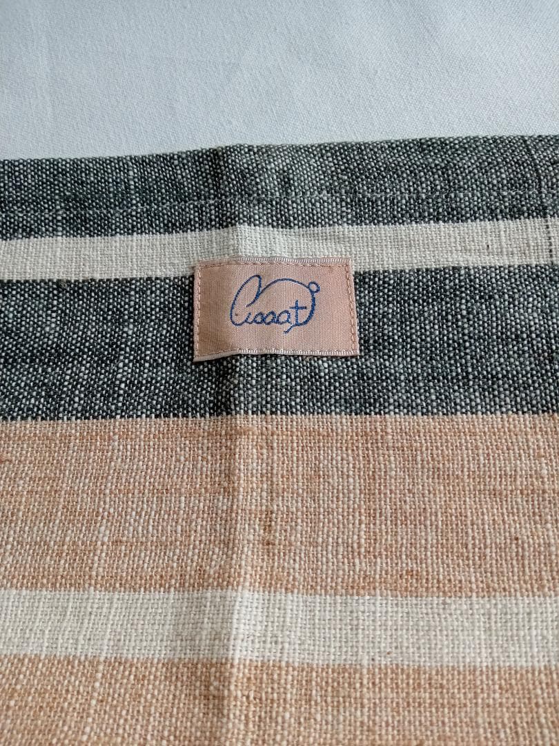 新品　うさと　Usaato　手紡ぎ　草木染め　ストール　巻きスカート　膝掛け