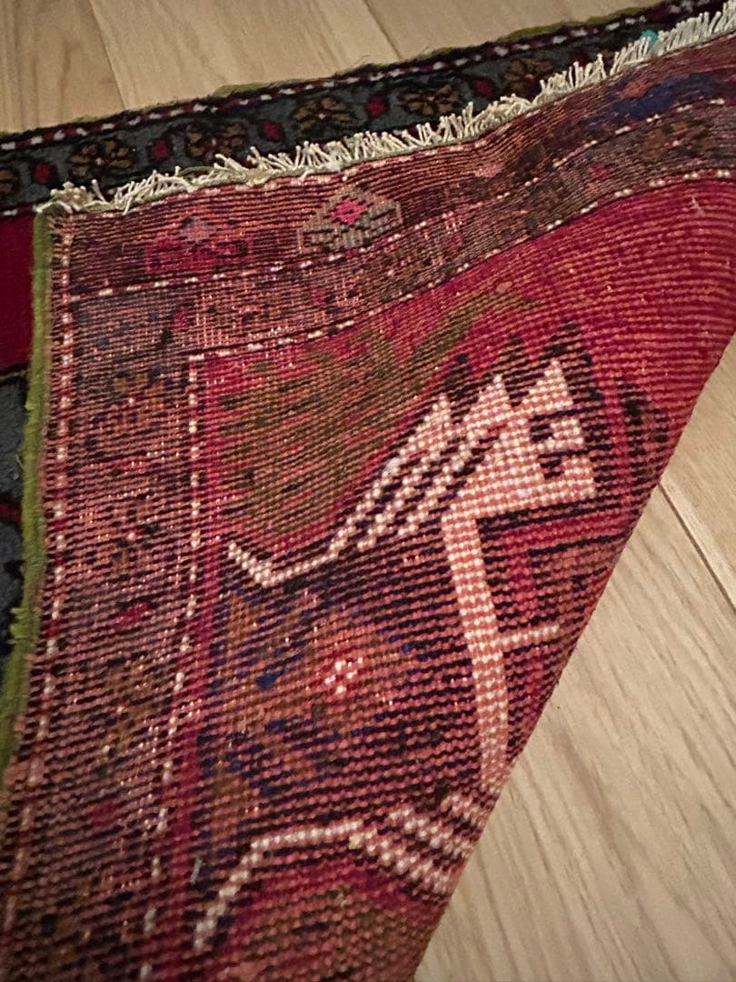 トライバルラグ・トルコヴィンテージラグ・ウール約51×100cm