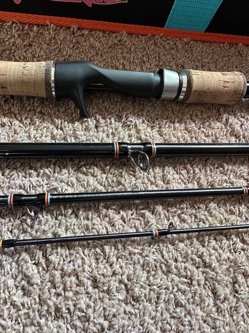 Fin-ch フィンチ カナリア ココ 77 ロッド ルアーロッド ケース付き