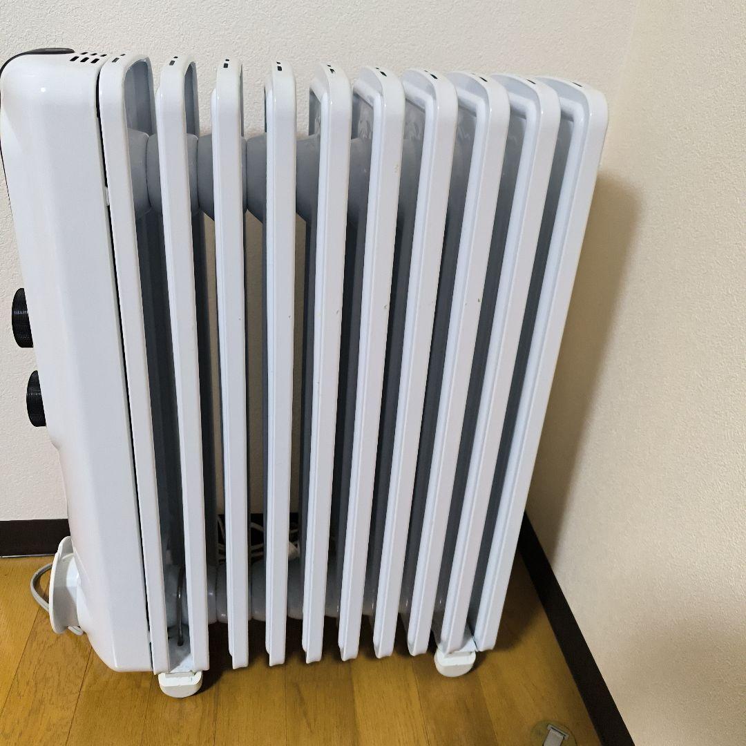 ホワイトオイルヒーター スリムデザイン