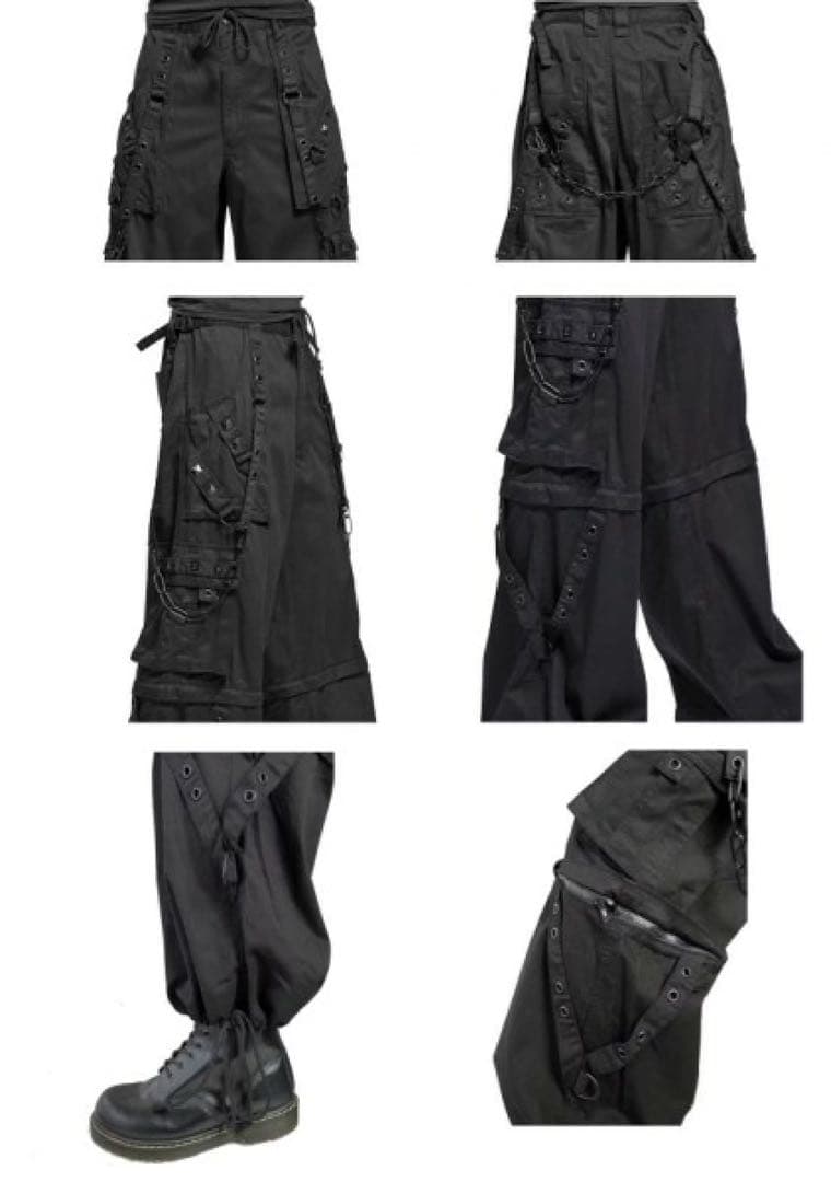 TRIPPnyc トリップ ボンテージパンツ 手錠 パンク 黒-日本正規代理店です