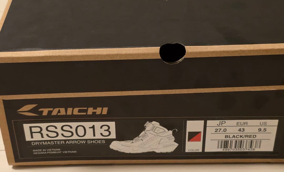 27cm RSタイチ (RS TAICHI) ライディングシューズ RSS013