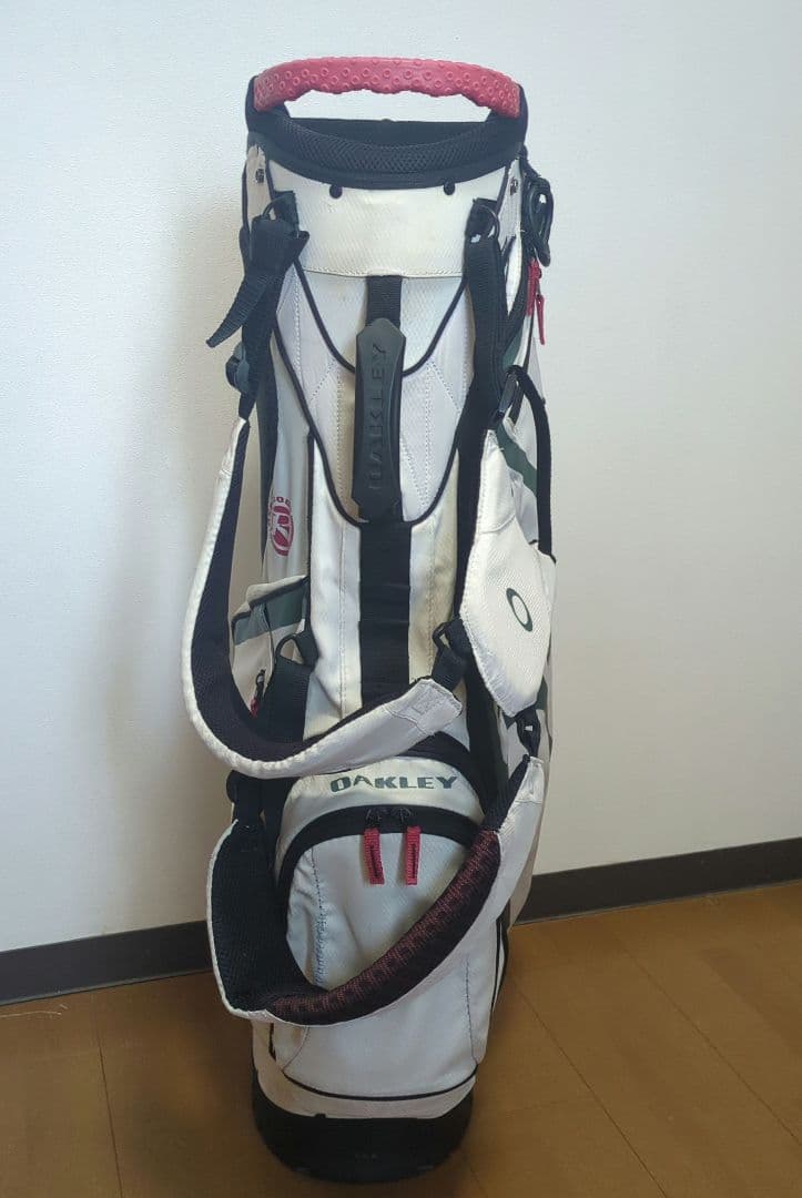 OAKLEY キャディバッグ ホワイト/レッド