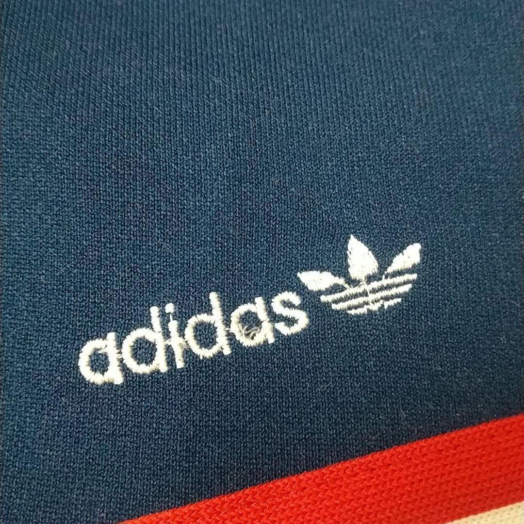 激レア】アディダス☆刺繍ロゴ トラックジャケット 西ドイツ デサント