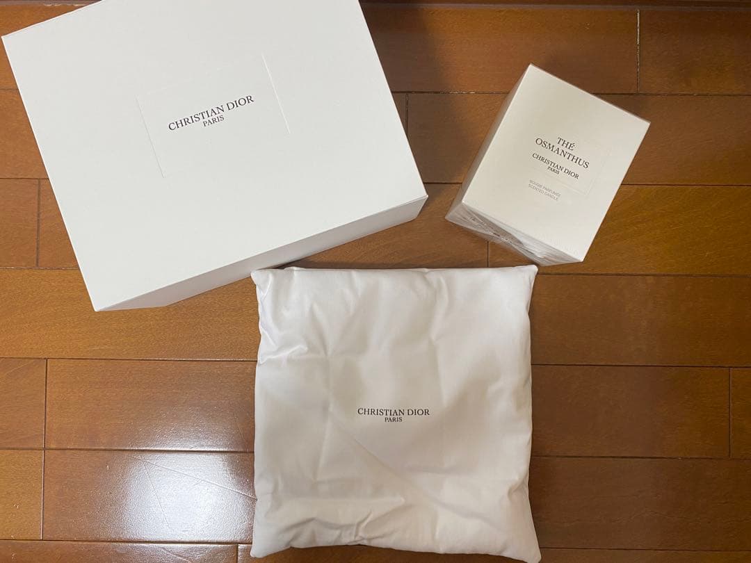 新品 DIOR クリスチャンディオール キャンドル テ オスマンサス 250g