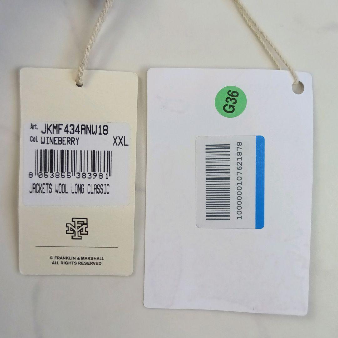 3L 新品タグ付き✨ フランクリンマーシャル スタジャン デカワッペン レザー