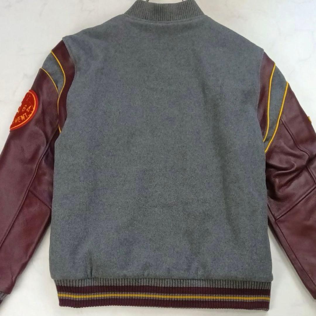 3L 新品タグ付き✨ フランクリンマーシャル スタジャン デカワッペン レザー