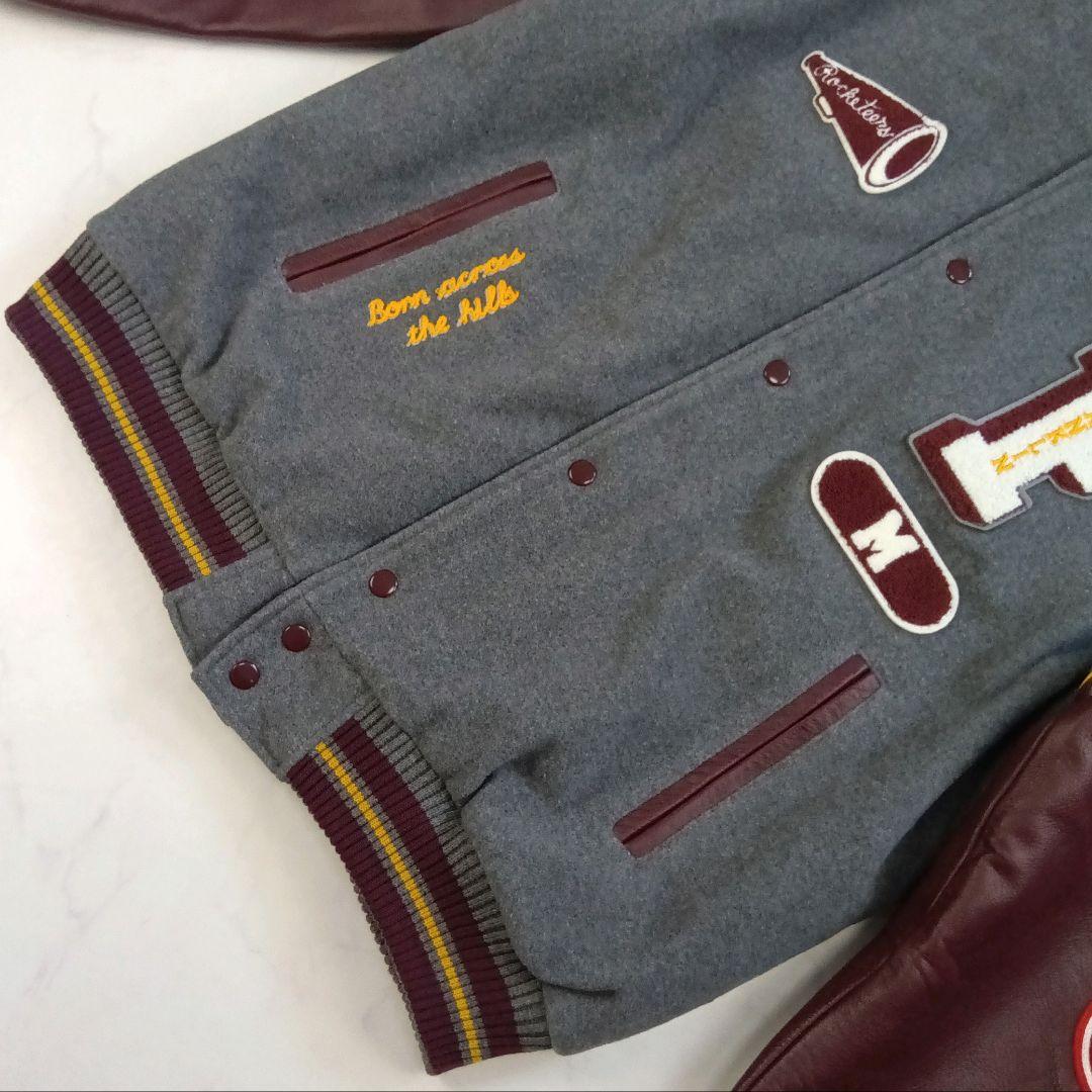 3L 新品タグ付き✨ フランクリンマーシャル スタジャン デカワッペン レザー