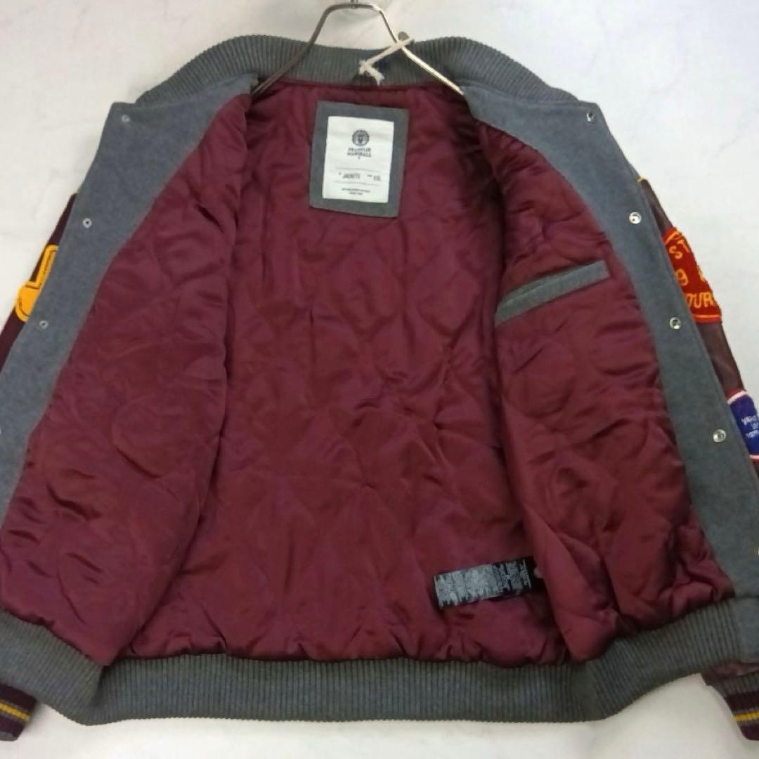 3L 新品タグ付き✨ フランクリンマーシャル スタジャン デカワッペン レザー