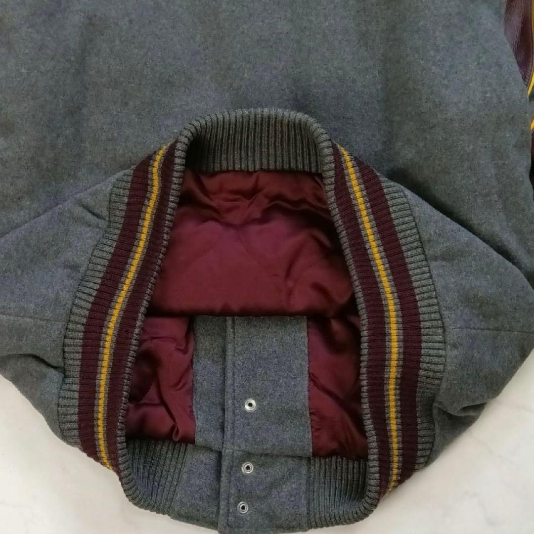 3L 新品タグ付き✨ フランクリンマーシャル スタジャン デカワッペン レザー