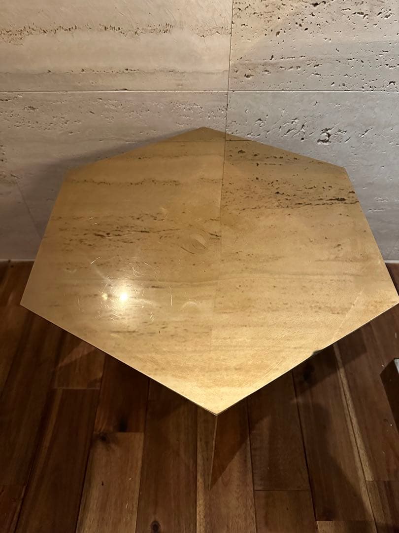 (再値下げ)廃盤品: HAY SLIT TABLE HEXAGON ゴールド