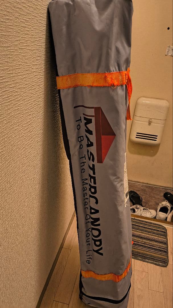 Mastercanopy 2.0m テント 新品同様、一人で簡単設営可能！黒