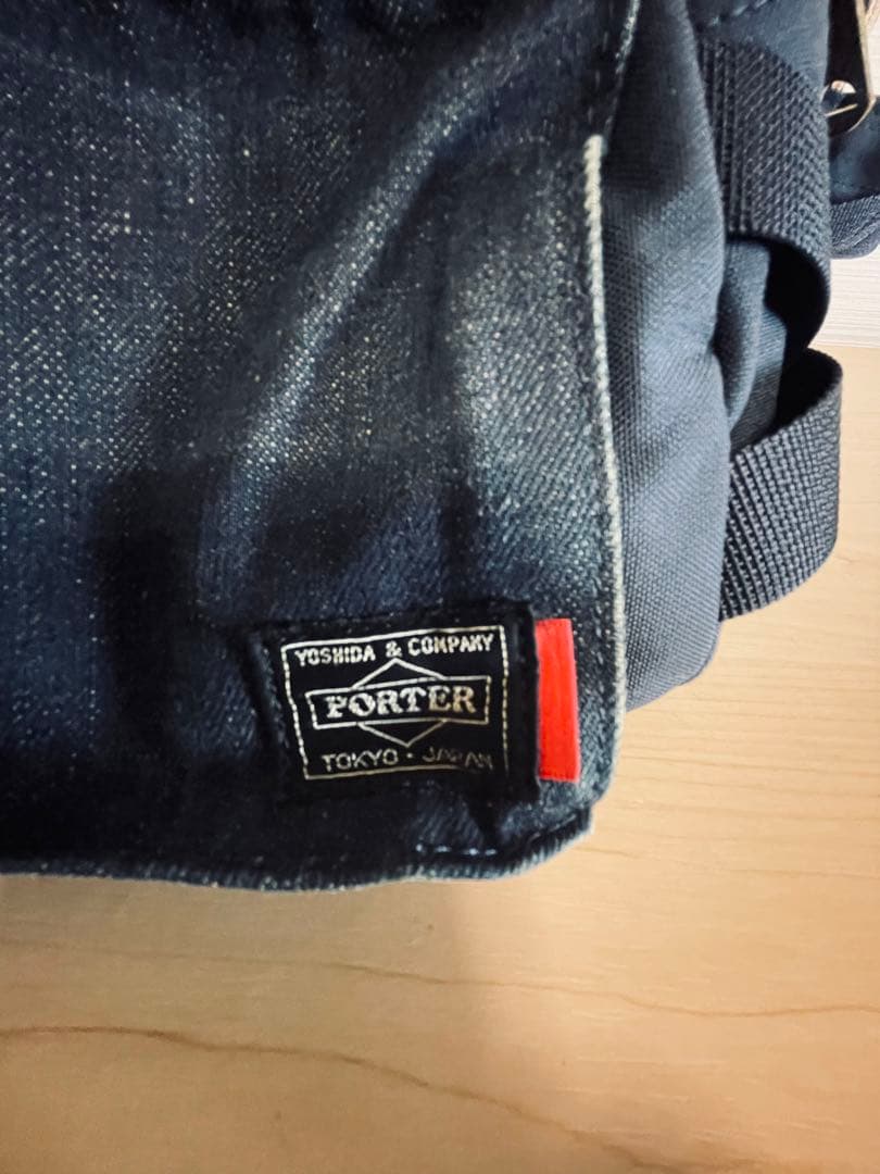 ポーター リーバイス コーデュラ ボディバッグ ウェストバッグ デニム コラボ