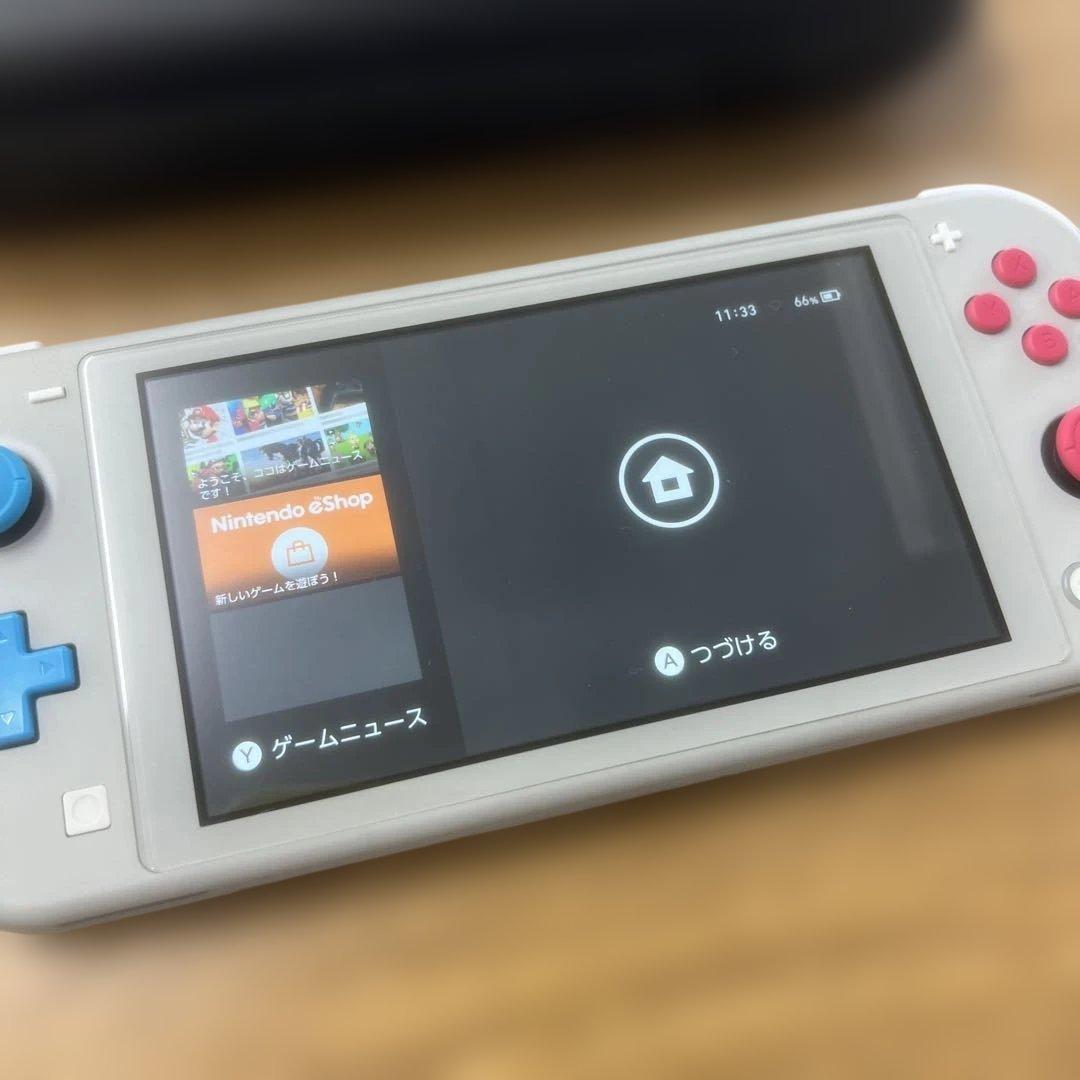 427 Nintendo Switch Lite ザシアンザマゼンタ　ケース付き