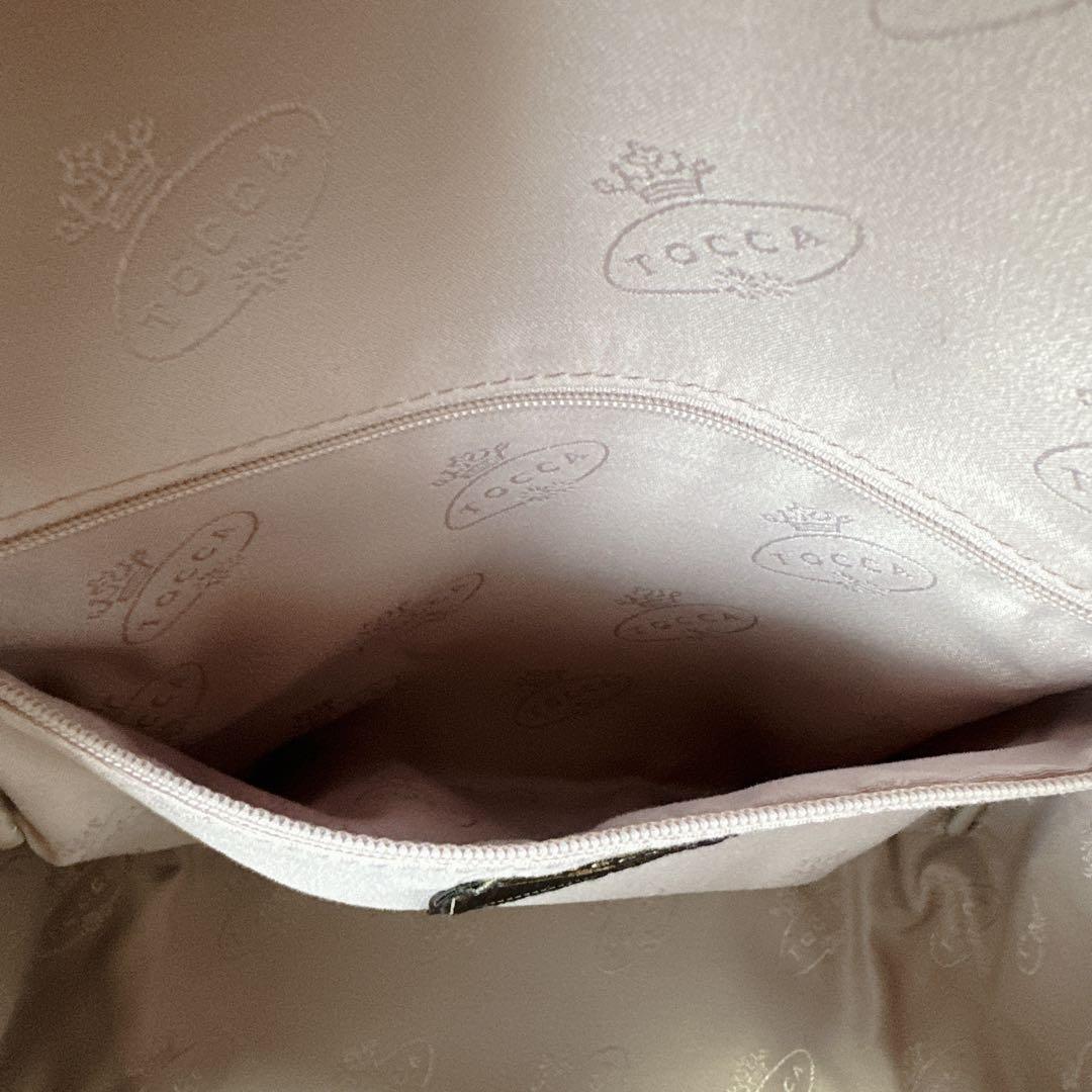 【未使用級】TOCCA リュック フリルポケット　黒