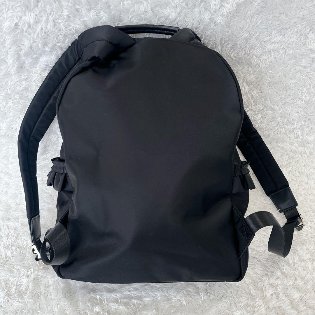 【未使用級】TOCCA リュック フリルポケット　黒