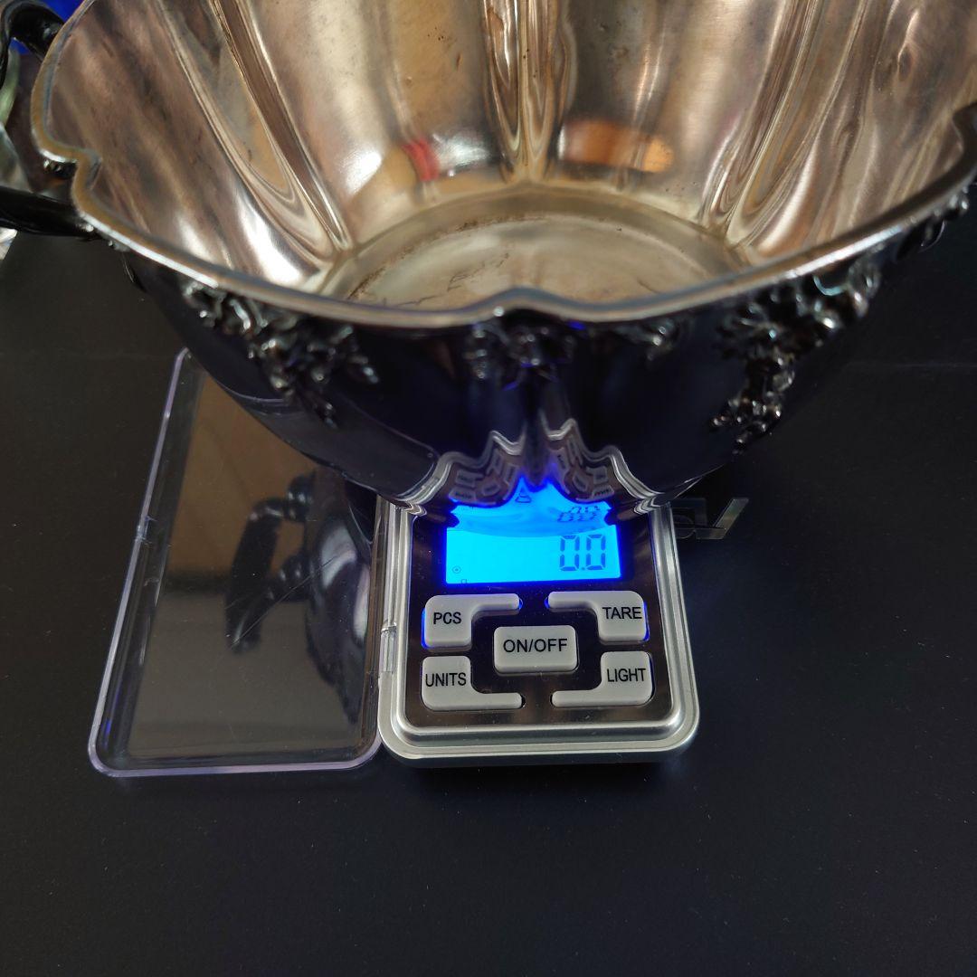 銀製アイスバスケット　アンティーク　スターリングシルバー　SILVER925