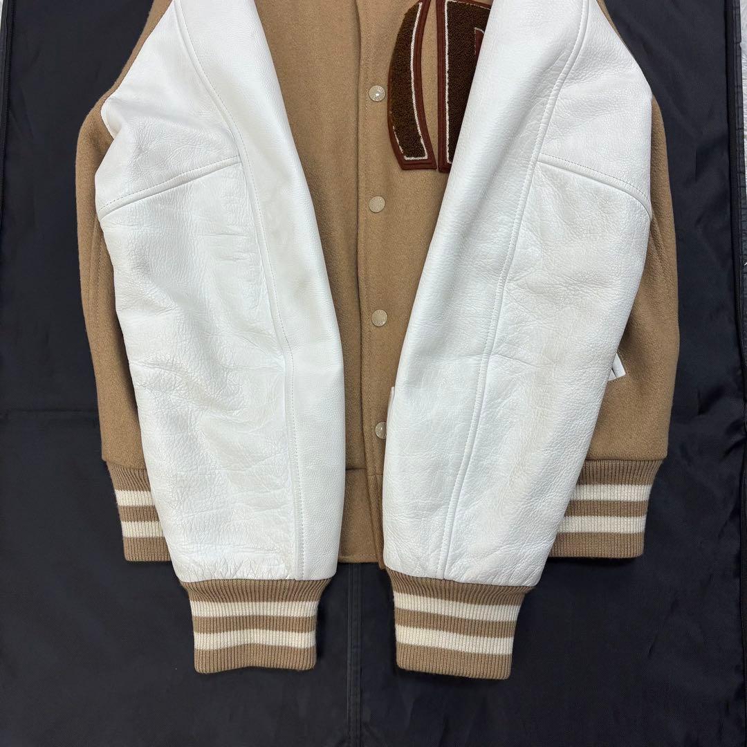 5984【スタッフ限定】アベイシングエイプ☆ワッペン付きレザースタジャン 青山