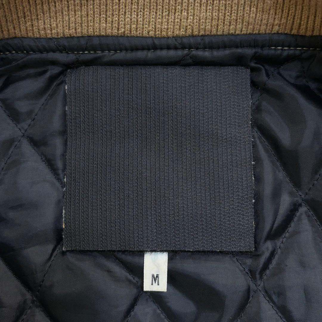 5984【スタッフ限定】アベイシングエイプ☆ワッペン付きレザースタジャン 青山