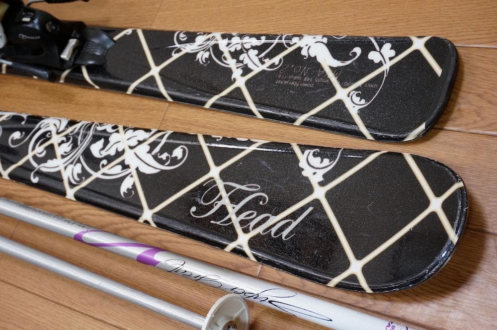 メンテ済 149cm 靴24cm HEAD レディース スキーセット