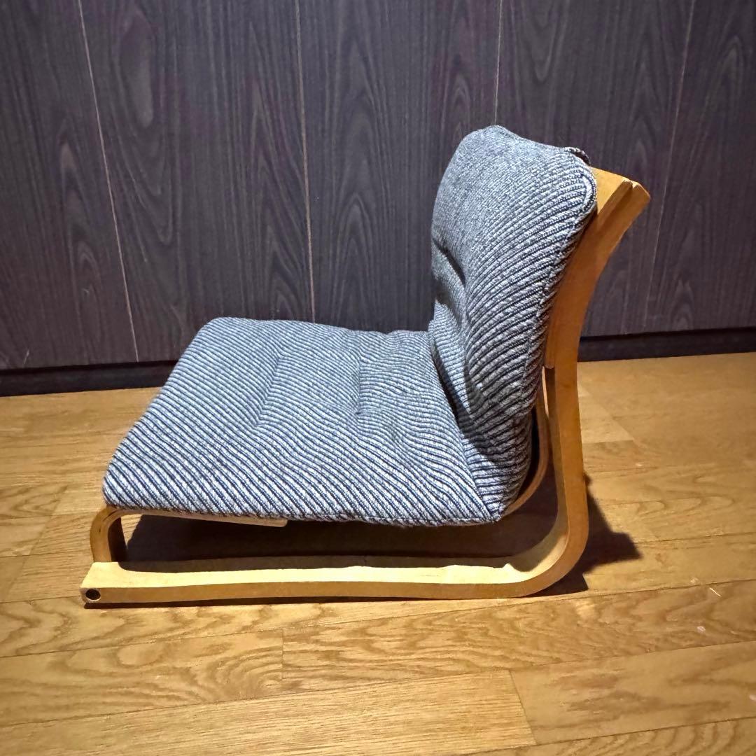 徳島県立工業技術センター 新日本木工 曲木 低座椅子 胡坐楽座