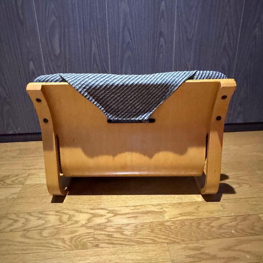 徳島県立工業技術センター 新日本木工 曲木 低座椅子 胡坐楽座