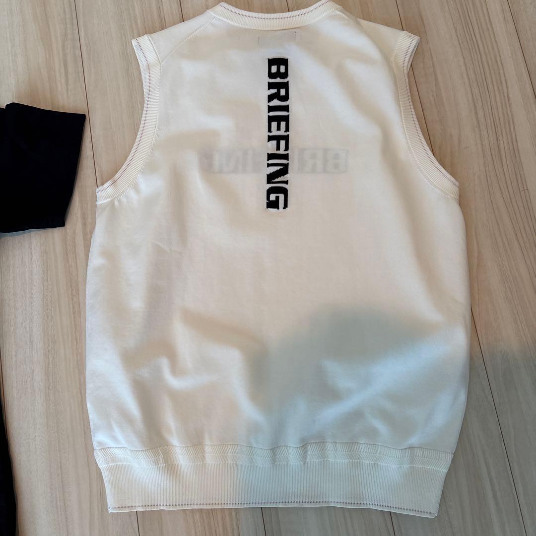 BRIEFING 黒ポロシャツと白ベスト セット