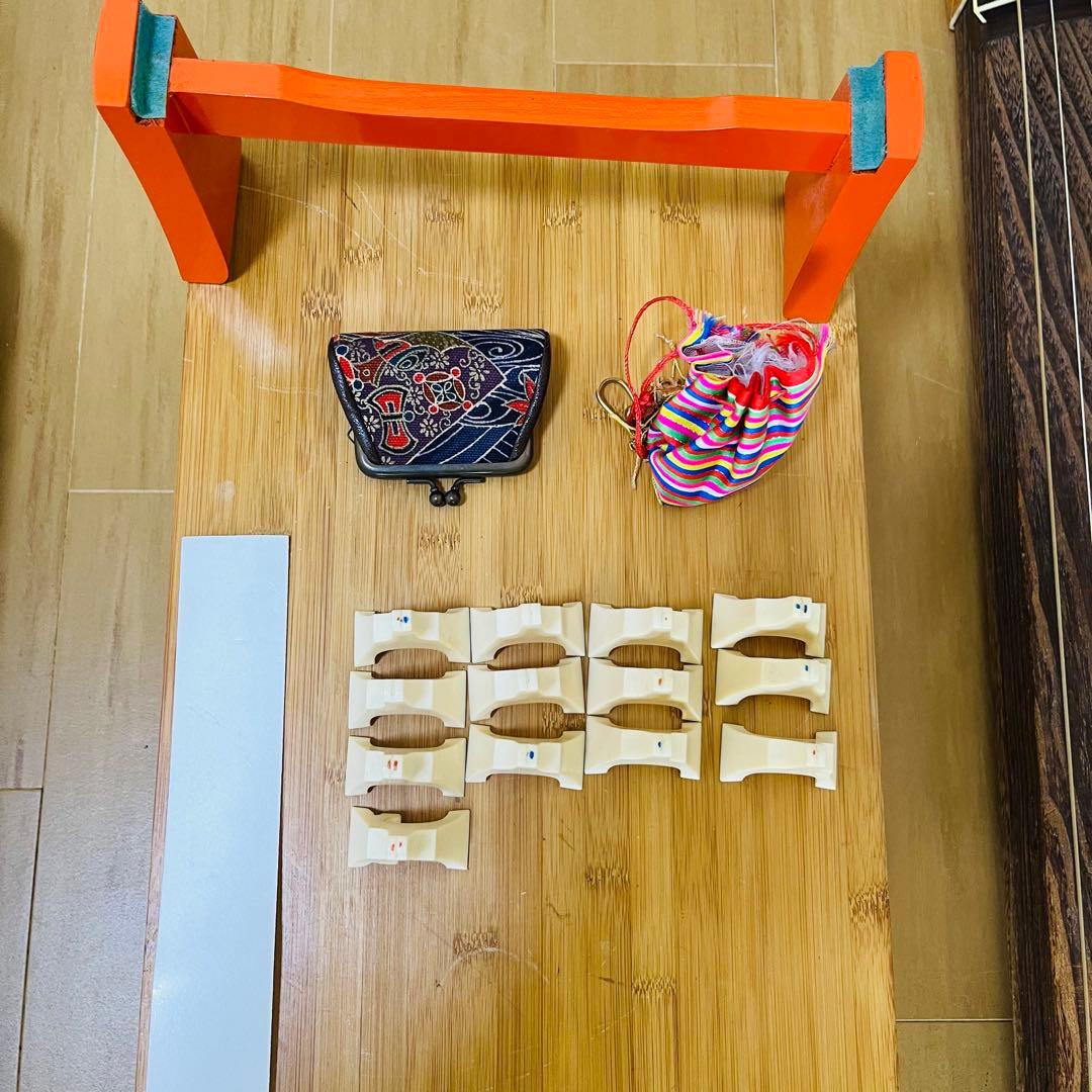 琴 お筝 筝 弦楽器 和楽器　13弦　小川謹製　付属品セット