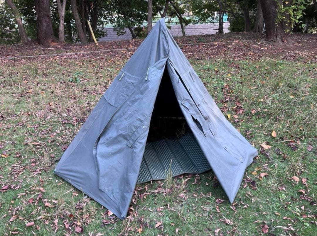 希少　将校ポーランド軍 ポンチョテント2枚組 サイズ2