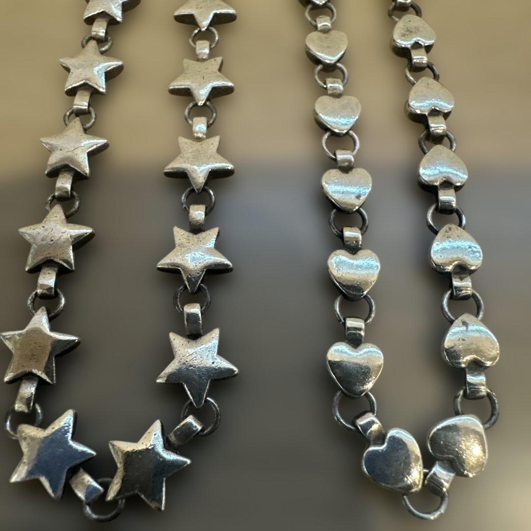 TIFFANY パフスター ハートブレスレット セット