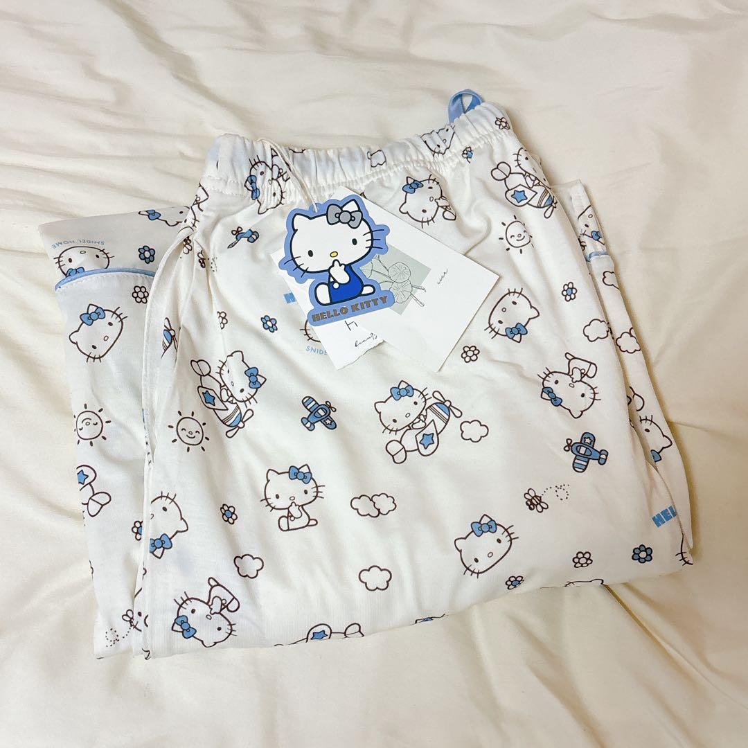 新品タグ付き◇SNIDEL 【HELLO KITTY】総柄ロングパンツ