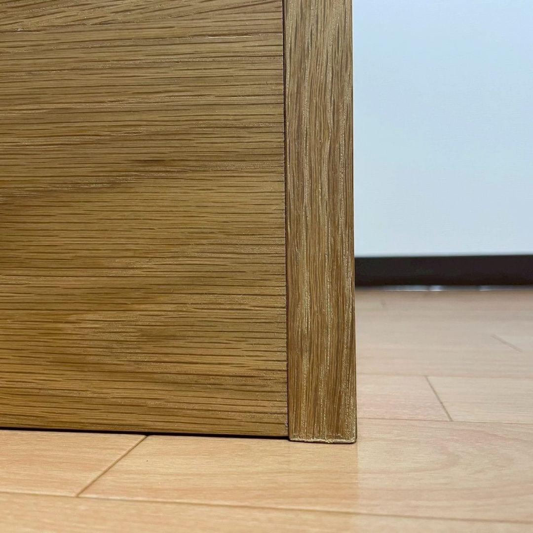 無印良品　スタッキングシェルフ　オーク材　２段