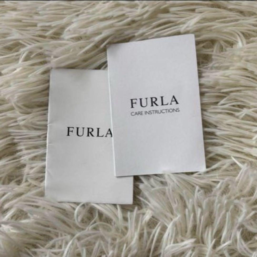 FURLA✨未使用級スパイバッグ　ミニリュック　レザー　タッセルシルバーチェーン
