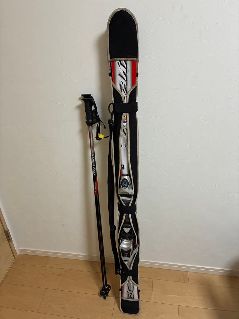OGASAKA スキー板 TYPE-G 155cm　ストック付き