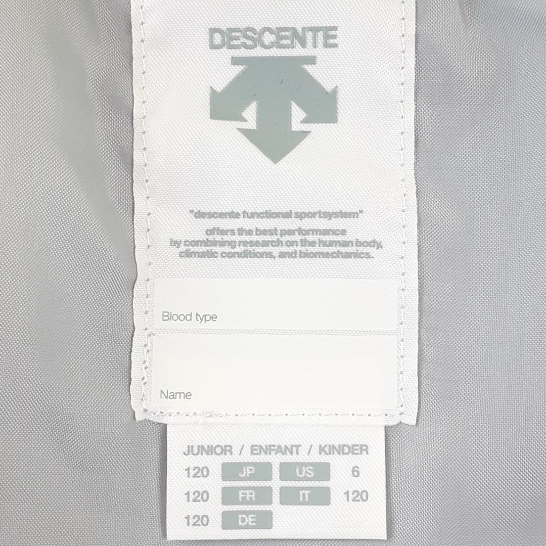 美品◎DESCENTE デサント スキーウェア 上下 グレー系 120cm