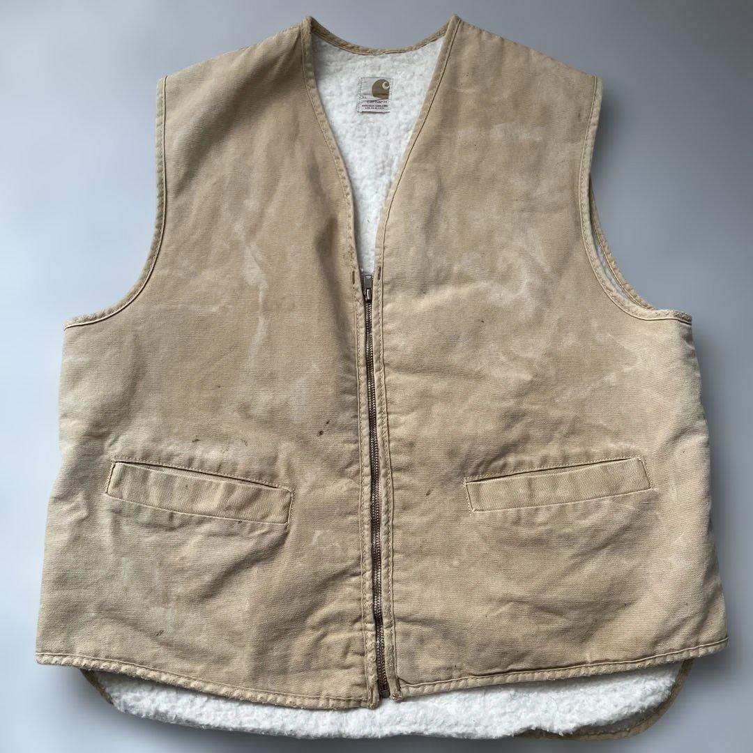 専用 70s carhartt カーハート ダックベスト Scovillジッパー - メルカリ