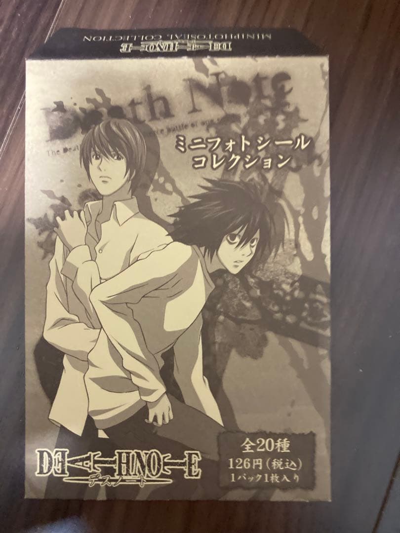 ねこぴよ　DEATH NOTE☆ミニフォトシールコレクション★Lとニア