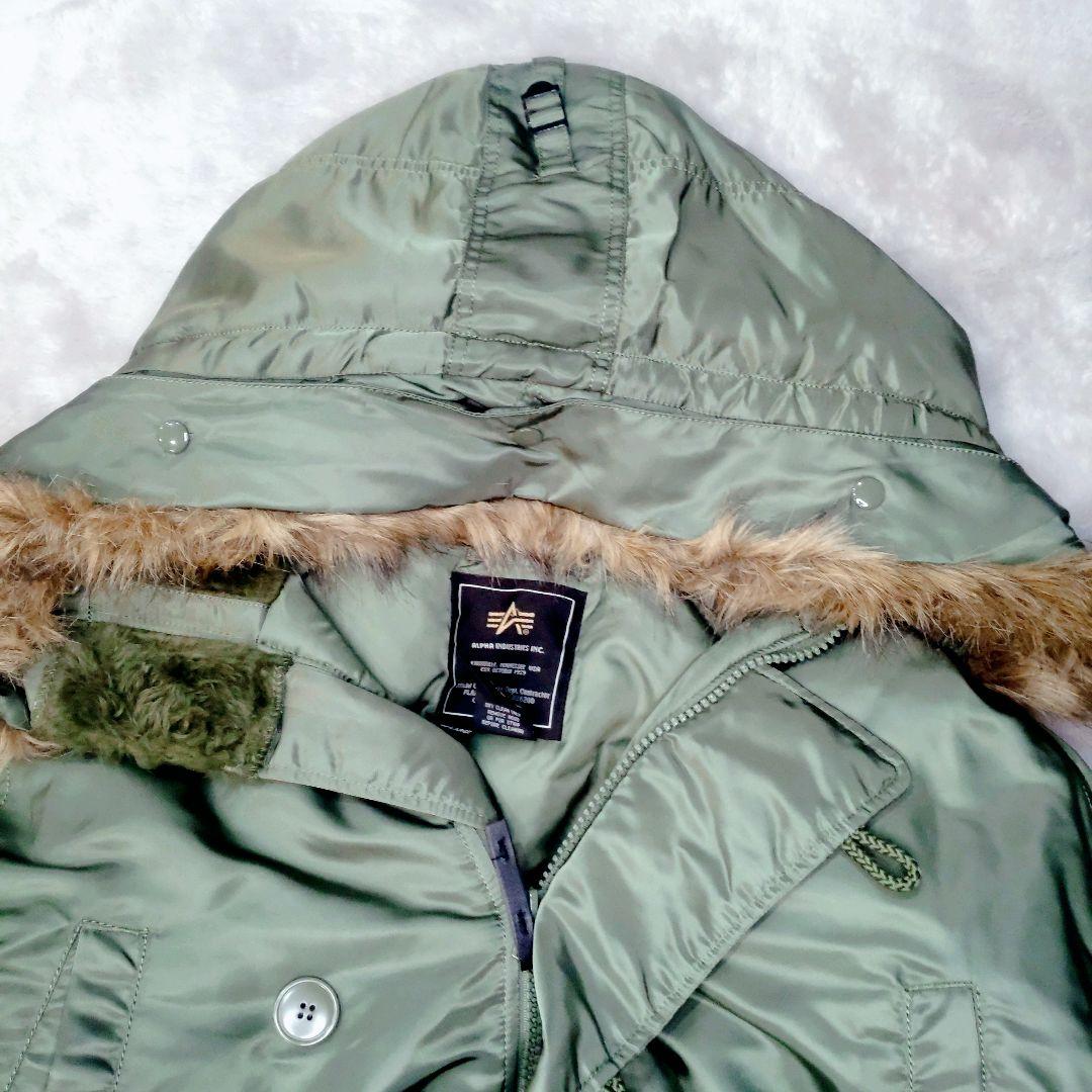 ALPHA N-3B パーカー 4XL セージグリーン 美品