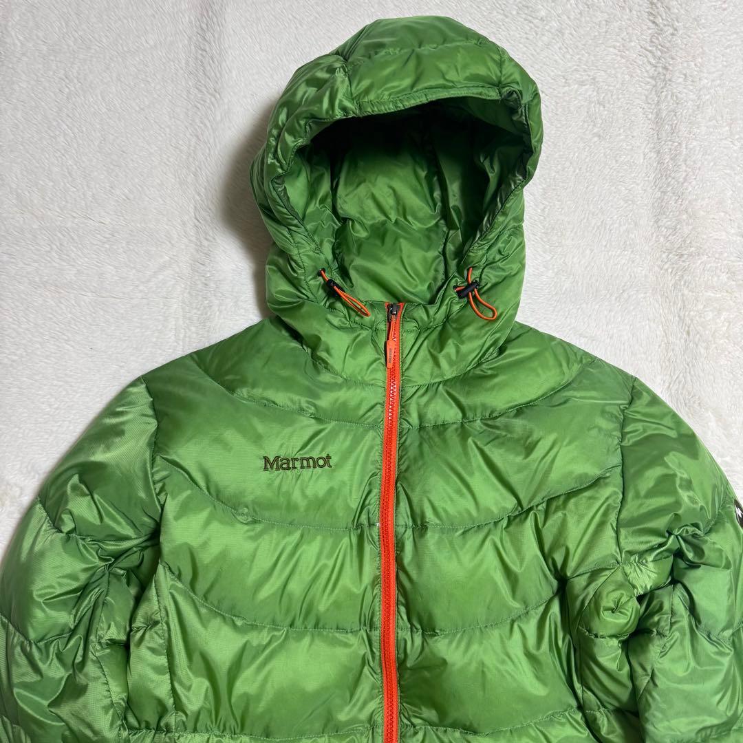 marmot 00s puffy jacket メンズMグリーン短丈　y2k