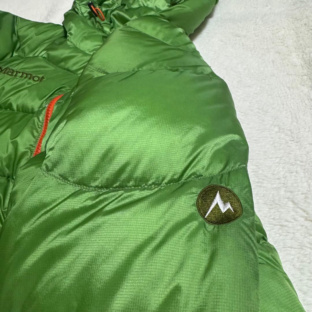 marmot 00s puffy jacket メンズMグリーン短丈　y2k